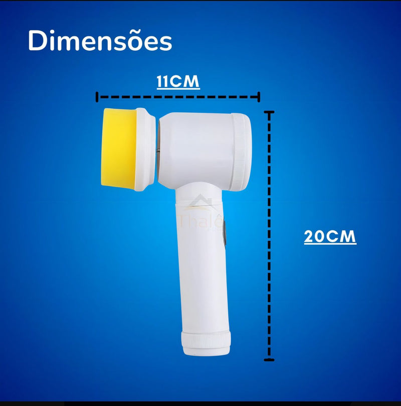 Escova Eletrica De Limpeza 5 Em 1